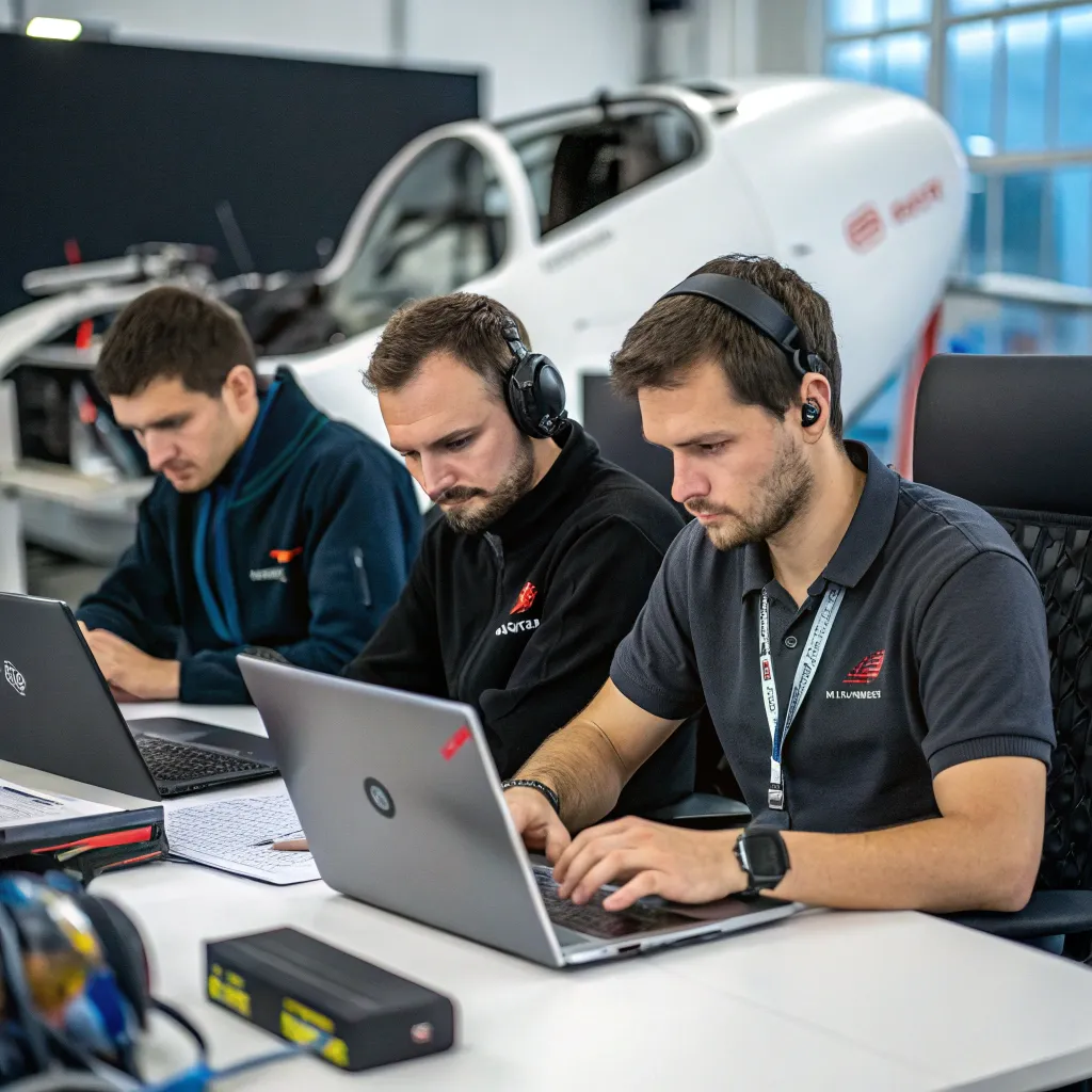 Team of PYRONALITH professionals at work